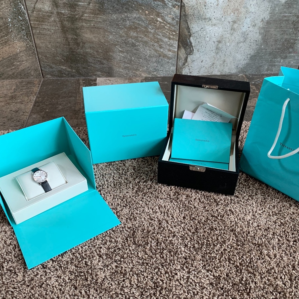 Steel Atlas Quartz 29mm Tiffany and Co. Watch